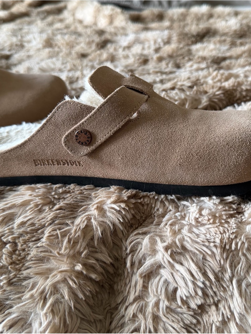 Men’s Birkenstock Boston Shearling Clogs (Size EU 46/US 13) - Picture 6 of 7